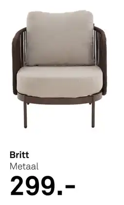 Karwei Fauteuil Britt Metaal aanbieding