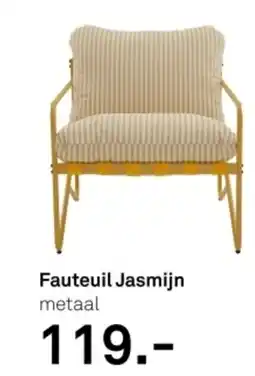 Karwei Fauteuil Jasmijn metaal aanbieding