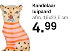 Karwei Kandelaar luipaard aanbieding