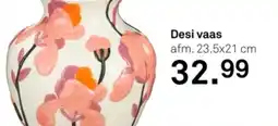 Karwei Desi vaas aanbieding