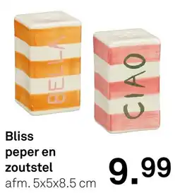 Karwei Bliss peper en zoutstel aanbieding