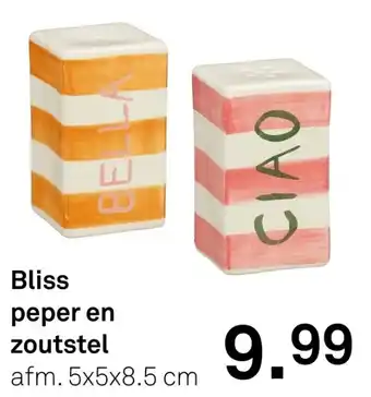 Karwei Bliss peper en zoutstel aanbieding