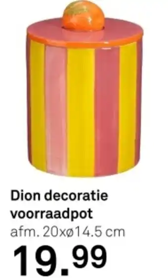 Karwei Dion decoratie voorraadpot aanbieding