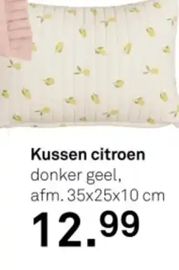 Karwei Kussen citroen aanbieding