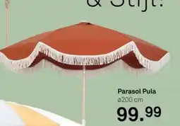 Karwei Parasol Pula aanbieding