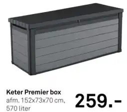 Karwei Keter Premier box aanbieding