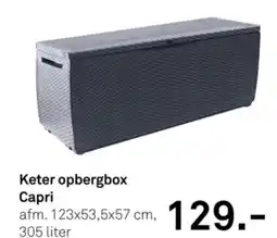 Karwei Keter opbergbox Capri aanbieding