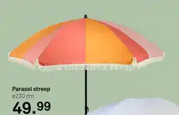 Karwei Parasol streep aanbieding