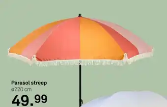 Karwei Parasol streep aanbieding