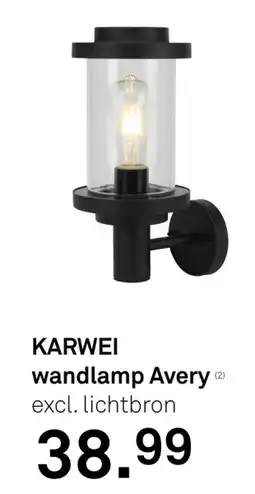 Karwei KARWEI wandlamp Avery aanbieding