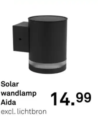 Karwei Solar wandlamp Aida aanbieding