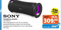 Albert Heijn SONY Draadloze speaker ULT FIELD 7 aanbieding