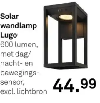 Karwei Solar wandlamp Lugo aanbieding