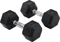 Bol.com Fitgoodz - Dumbbells - Hexa dumbbell - Set 2x 10 Kg - Hex Dumbbel - Krachttraining - Crossfit aanbieding