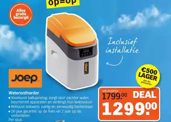 Albert Heijn Waterontharder aanbieding