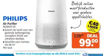 Albert Heijn PHILIPS Air Purifier AC0819/10 aanbieding