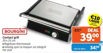 Albert Heijn BOURGINI Contact grill aanbieding