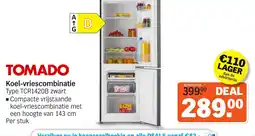 Albert Heijn TOMADO Koel vriescombinatie aanbieding