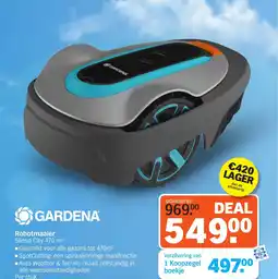 Albert Heijn GARDENA Robotmaaier aanbieding