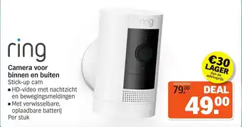 Albert Heijn ring Camera voor binnen en buiten aanbieding