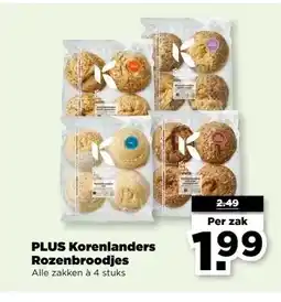 PLUS PLUS Korenlanders Rozenbroodjes aanbieding