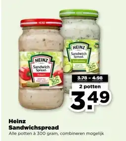 PLUS Heinz Sandwichspread aanbieding