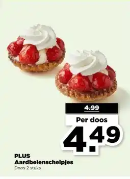 PLUS PLUS Aardbeienschelpjes aanbieding