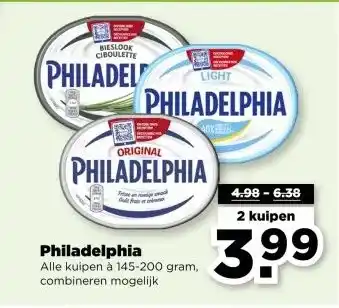 PLUS Philadelphia aanbieding