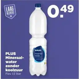 PLUS PLUS Mineraalwater zonder koolzuur aanbieding