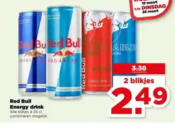 PLUS Red Bull Energy drink aanbieding