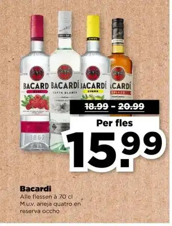 PLUS Bacardi aanbieding