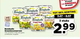 PLUS Bonduelle Groenteconserven aanbieding