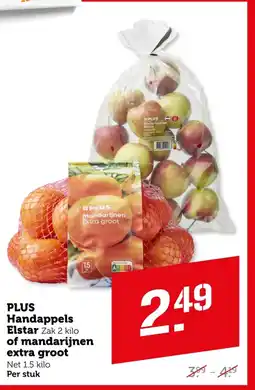 Coop PLUS Handappels Elstar  of mandarijnen extra groot aanbieding