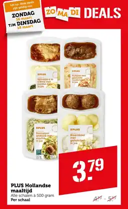 Coop PLUS Hollandse maaltijd aanbieding