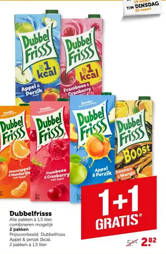 Coop Dubbel Frisss aanbieding