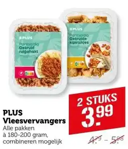 Coop PLUS Vleesvervangers aanbieding