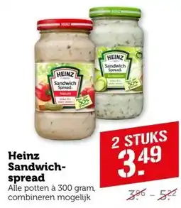 Coop Heinz Sandwich spread aanbieding