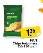 Coop PLUS Chips bolognese aanbieding