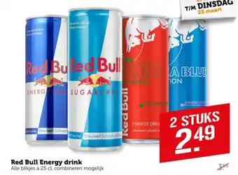 Coop Red Bull Energy drink aanbieding