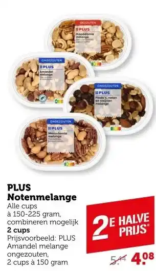 Coop PLUS Notenmelange aanbieding