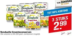 Coop Bonduelle Groenteconserven aanbieding