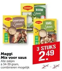 Coop Maggi Mix voor saus aanbieding