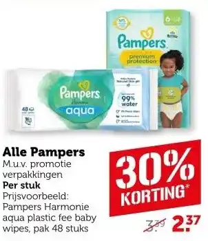 Coop Alle Pampers aanbieding