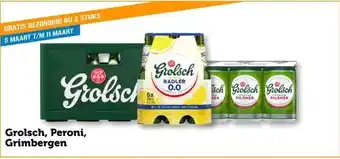 Coop Grolsch, Peroni, Grimbergen aanbieding