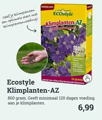 Tuincentrum Osdorp Ecostyle geniet van uitbundig Klimplanten-AZ aanbieding