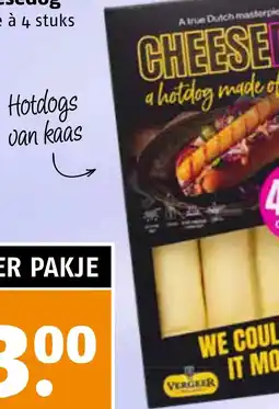 Poiesz Hotdogs van kaas aanbieding