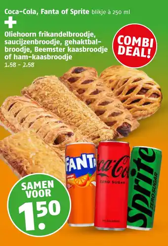 Poiesz Coca-Cola, Fanta of Sprite aanbieding