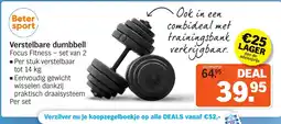 Albert Heijn Verstelbare dumbbell aanbieding