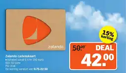 Albert Heijn Zalando cadeaukaart aanbieding