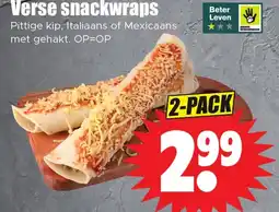 Dirk Verse snackwraps aanbieding